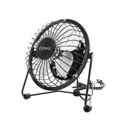 Вентилятор настольный DOMIE, DX-4 USB, черный