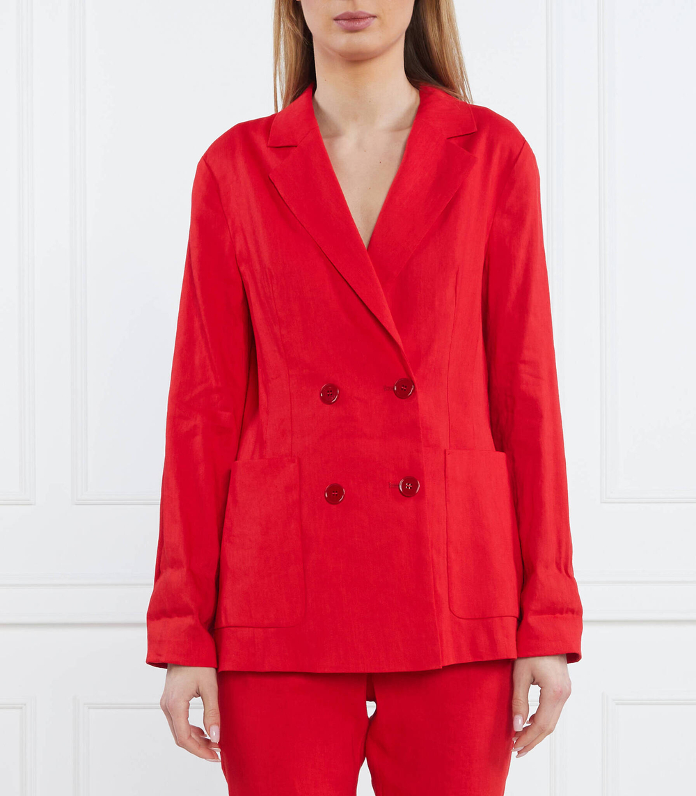 Льняный пиджак Marc Cain - красный(UC 34.18 W47)