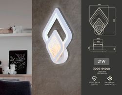 Ambrella Настенный светодиодный светильник с акрилом Original FA4289