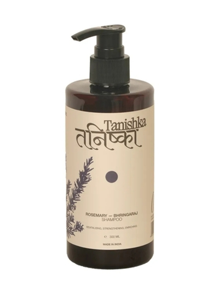 TANISHKA Rosemary & Bhringraj Shampoo Укрепляющий шампунь для волос 300мл