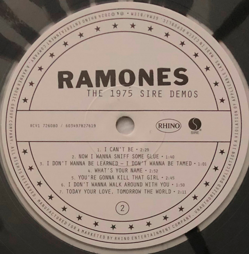 Ramones / The 1975 Sire Demos (Coloured Vinyl)(LP)