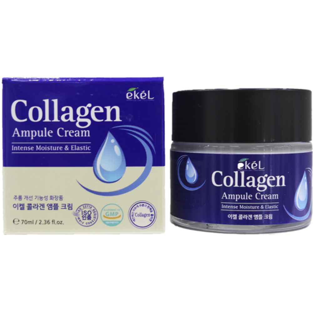 Ekel Крем ампульный для лица с коллагеном - Collagen ampule cream, 70мл