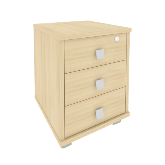 Style Тумба подкатная 3 ящ. с фолдингом Л.ТМ-3F 420*450*563