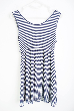 Топ-туника в морском стиле, маркировка XS, визуально на 42 размер