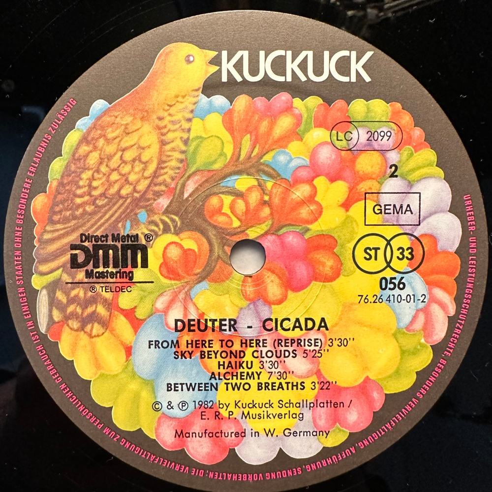 Deuter - Cicada (Германия 1982г.)