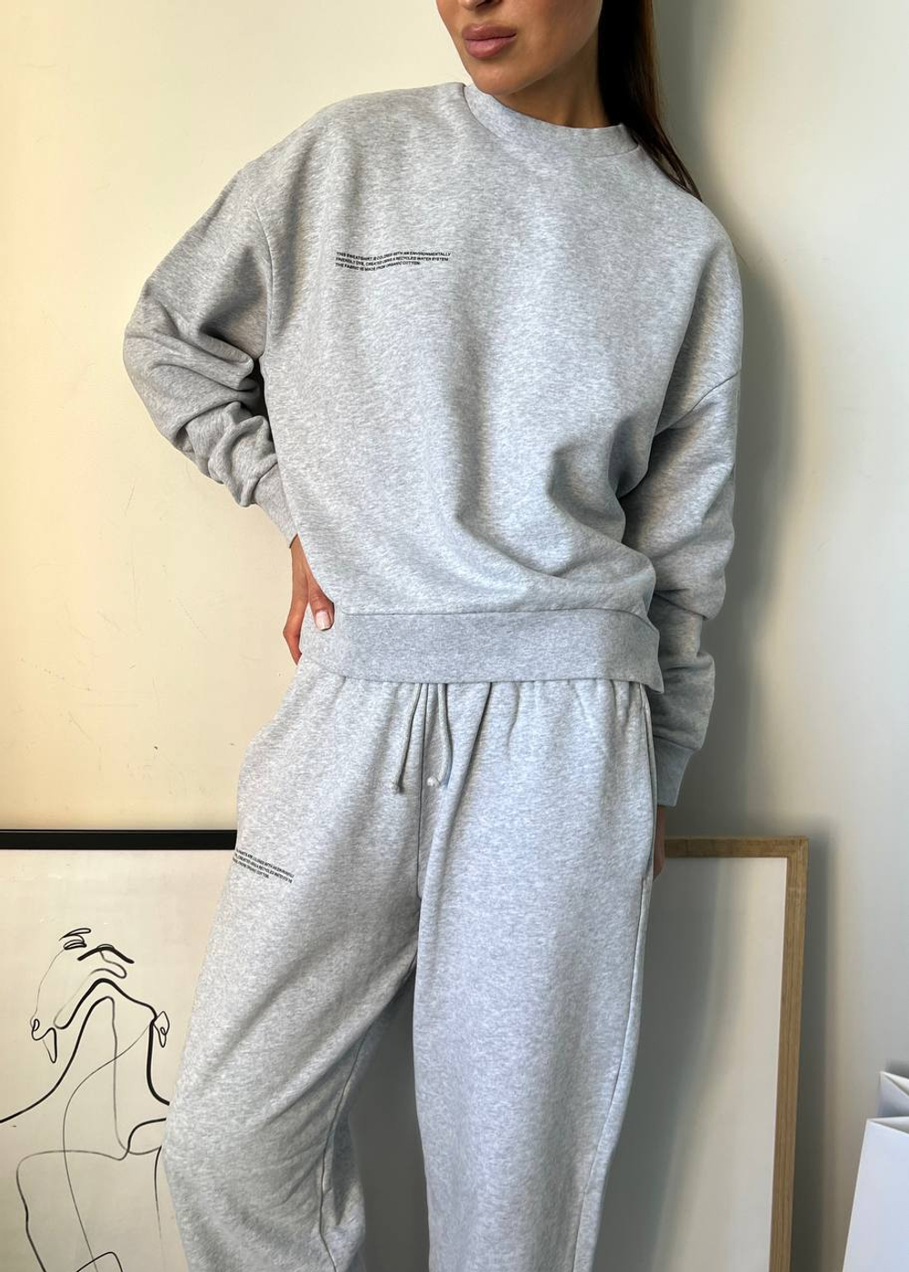 Хлопковый костюм Pangaia, XS