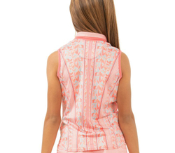 Футболка для девочки теннисная Lucky in Love Patch Me If You Can Flower Patch Tank - melon