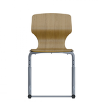 Стул ученический Delta фанера на полозьях штабелируемый