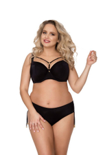 Купальный лиф на косточках с декоративной бретелью (Размер: 65I) (Цвет: черный)