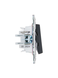 Выключатель проходной 2-кл. SKANDY 10А SK-V05G графит IEK SK-V22-0-10-K53