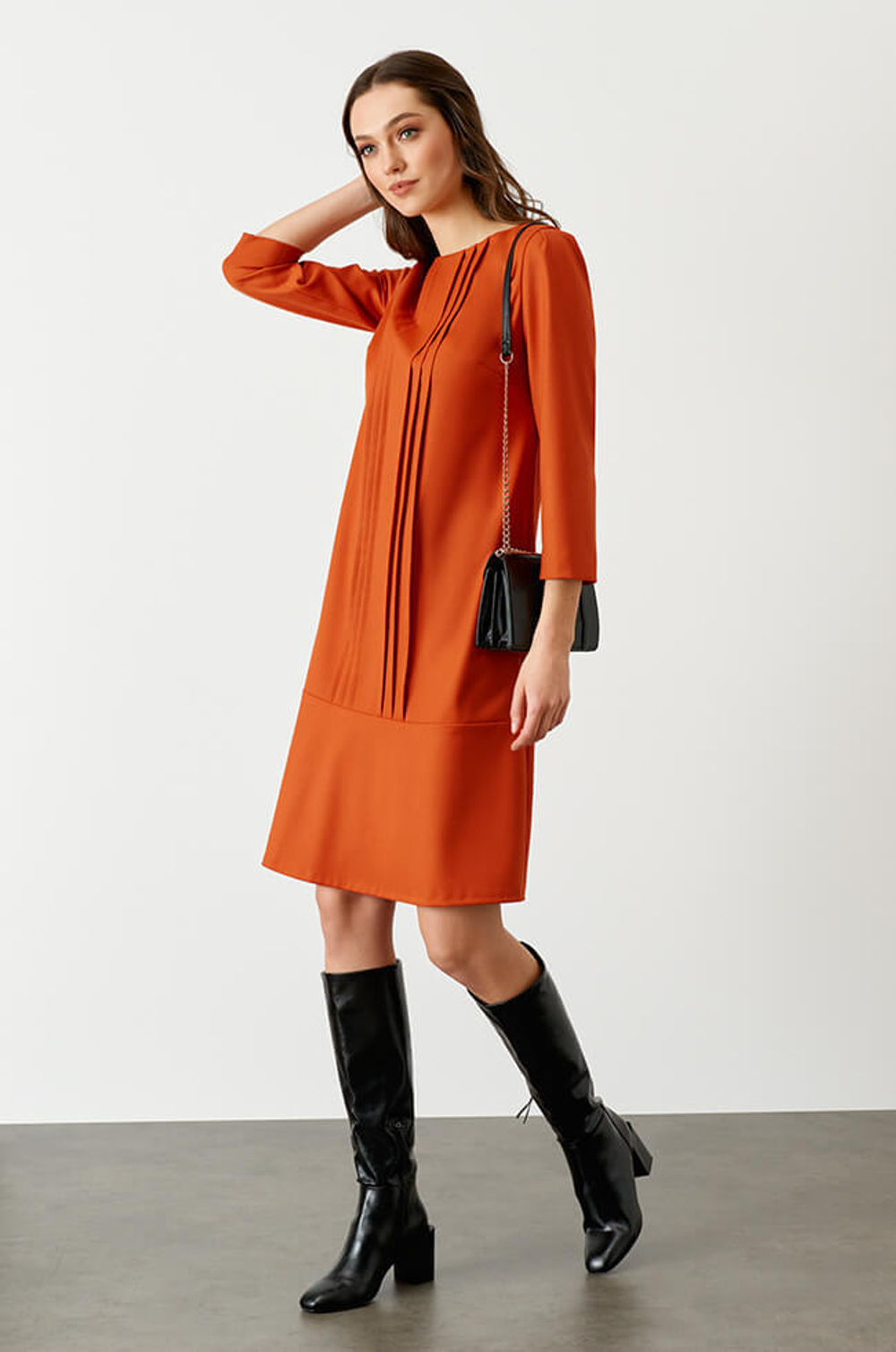 51436 Платье женское (терракотовый)