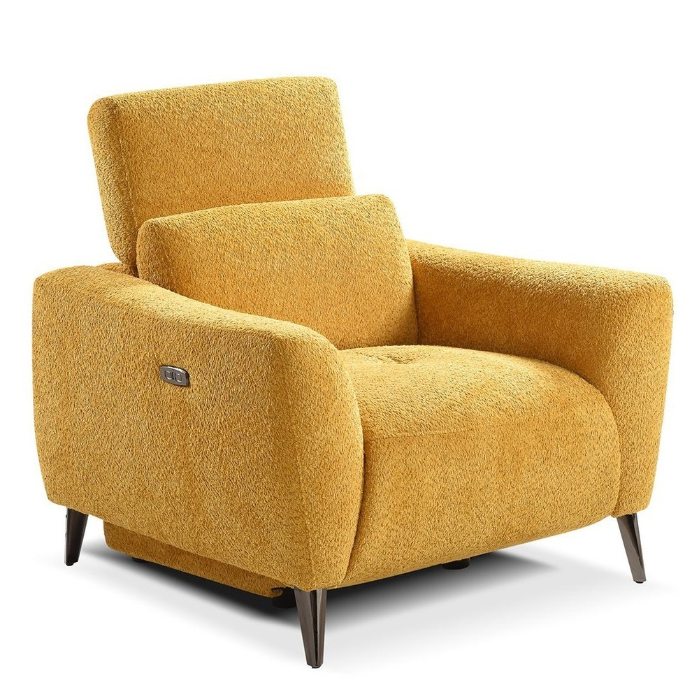 Кресло-реклайнер Lafayette желтое