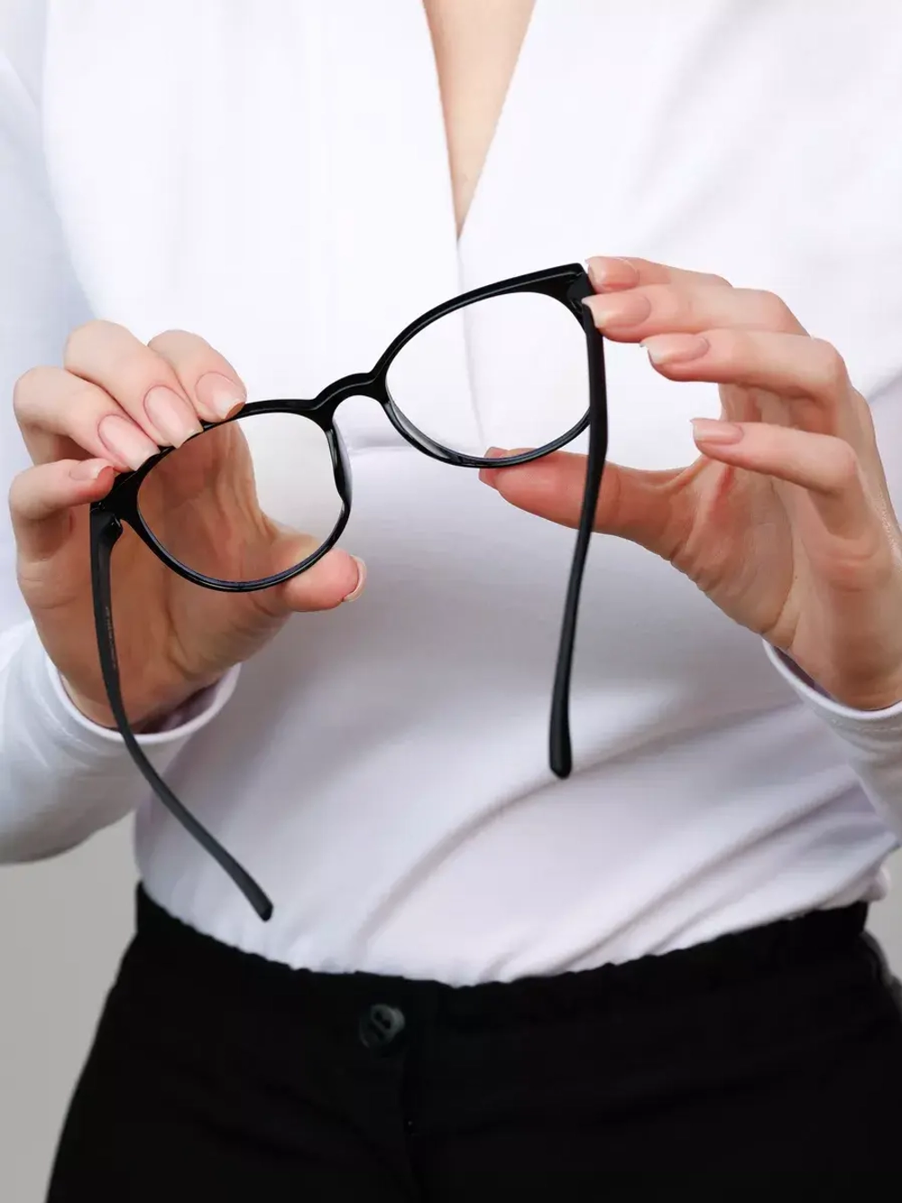 Прозрачные имиджевые очки для компьютера