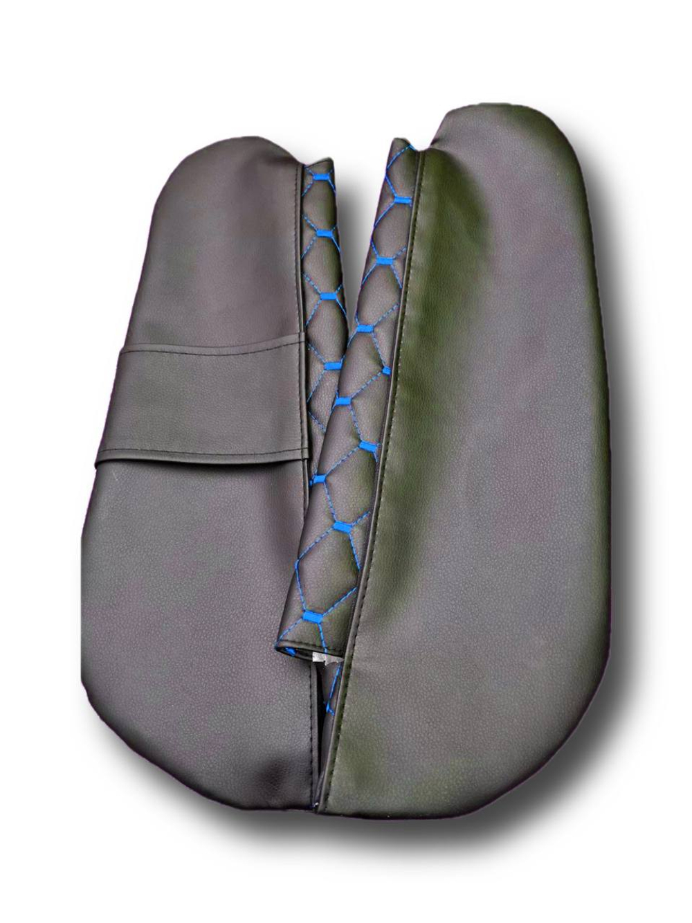 Чехлы на козырьки Волга 3110, 31105(синяя нить Рубин)