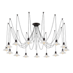 Citilux Эдисон CL451152 Люстра паук Венге