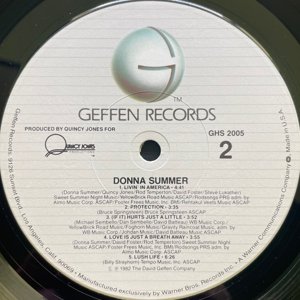 Donna Summer ‎– Donna Summer (США 1982г.)