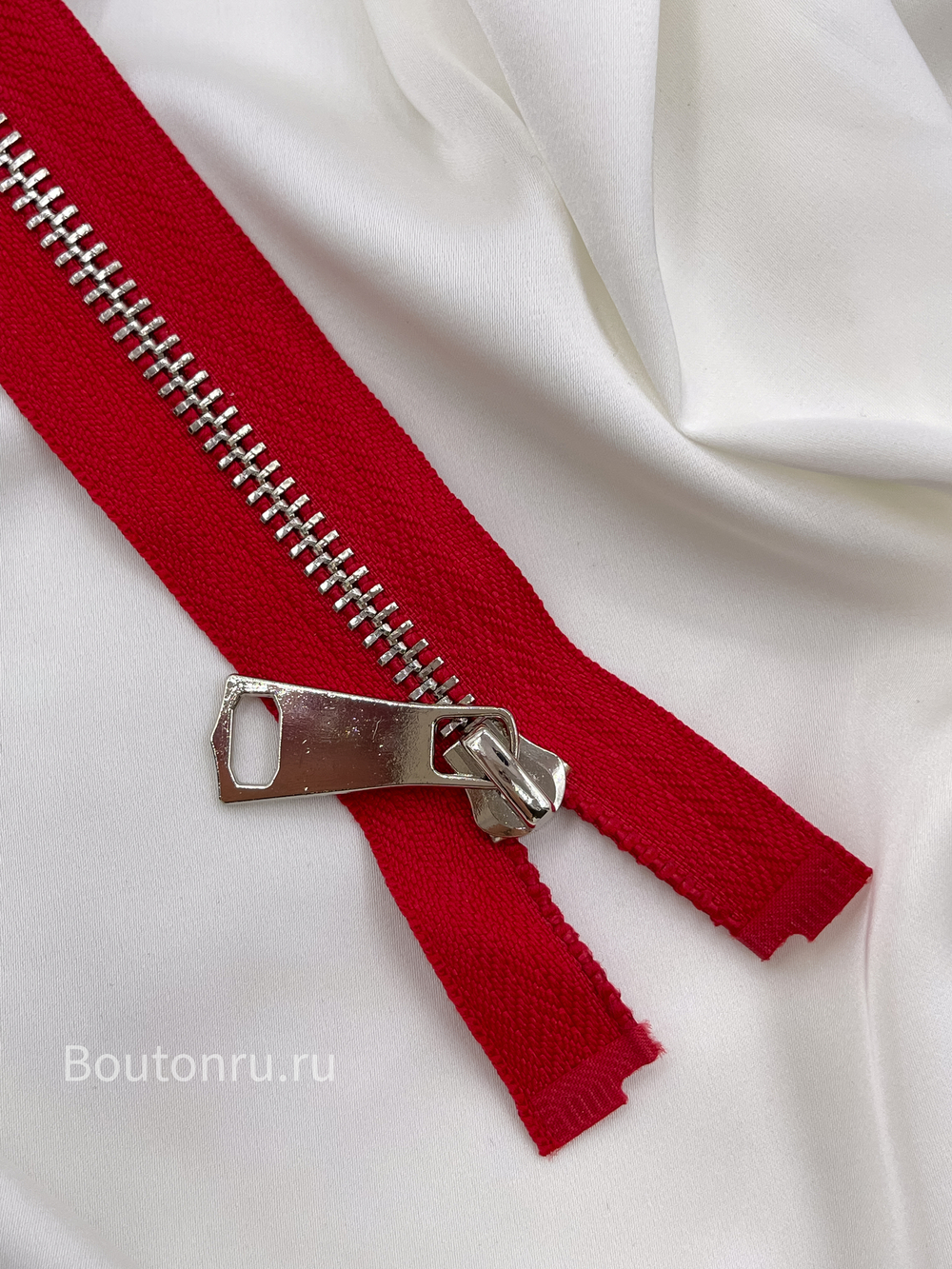 Молния красная серебро