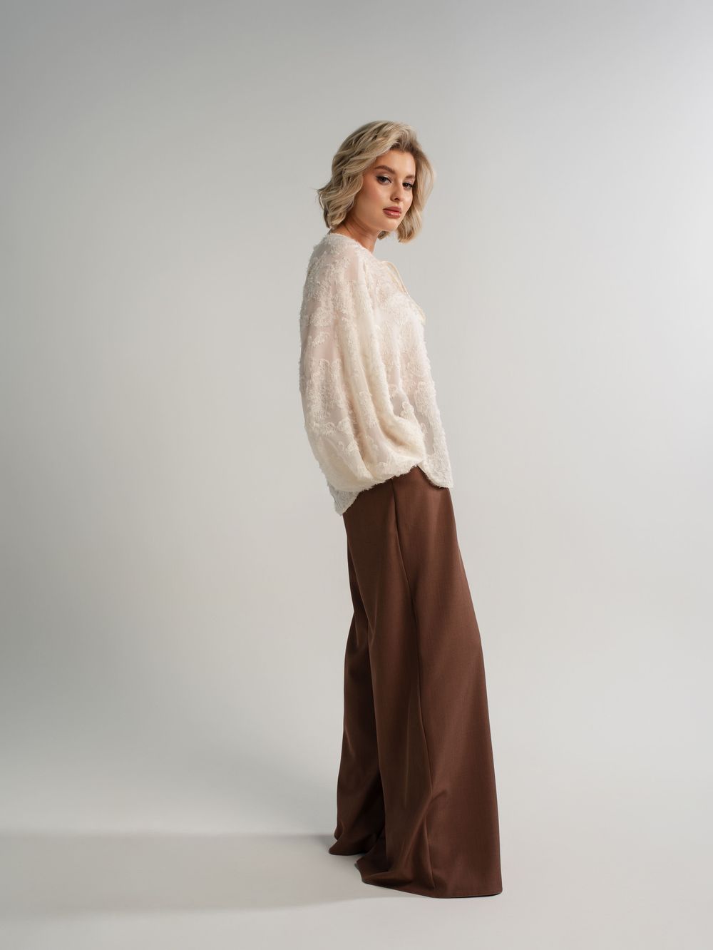 Блуза Воздушная мелодия (молочная) Б15140-7М LT Collection