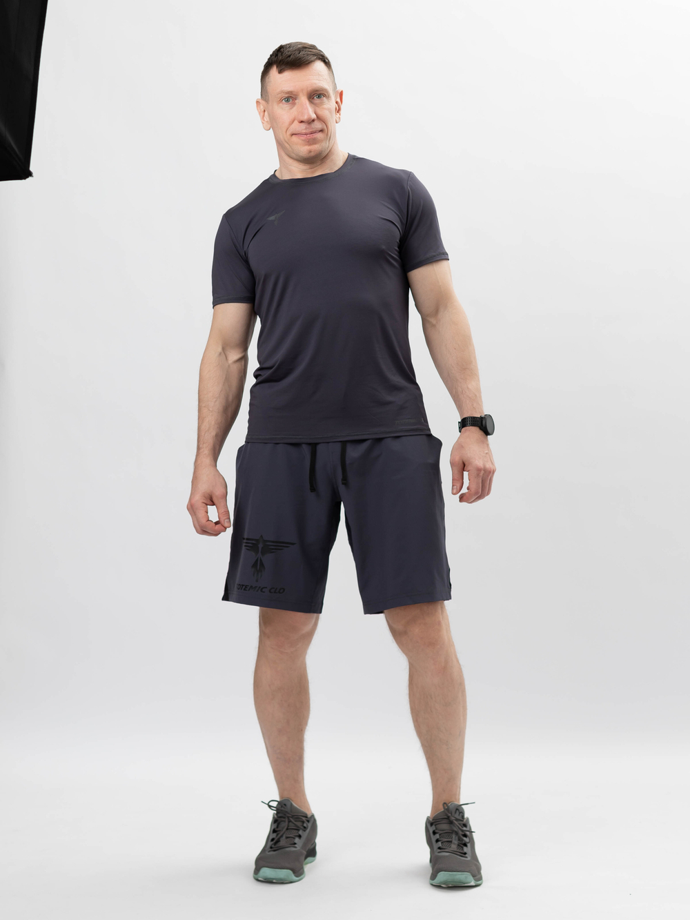 Футболка спортивная TOTEMIC CLO графит