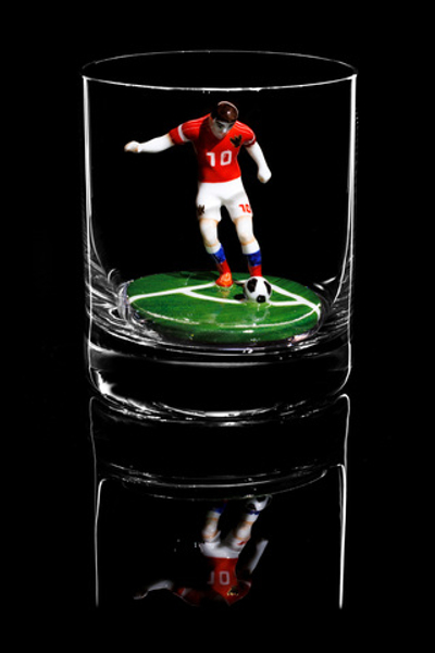 Бокал для виски. Футболист. М4.