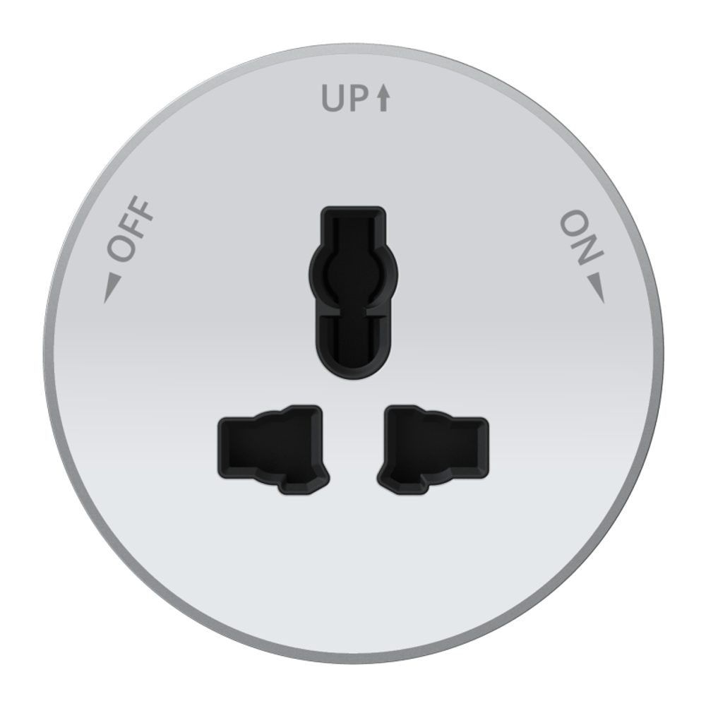 Розетка MultiTrack 13А 250В универс. круглая бел. SE MTK13002W Розетка MultiTrack 13А 250В универс. круглая бел. SE MTK13002W