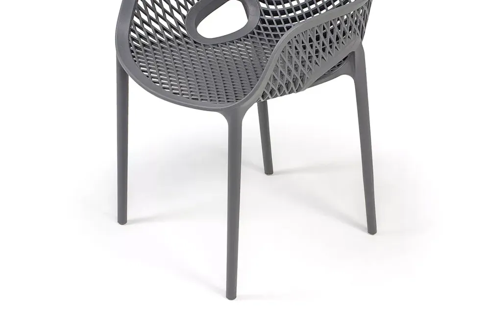 "Беллини" стул пластиковый, цвет темно-серый