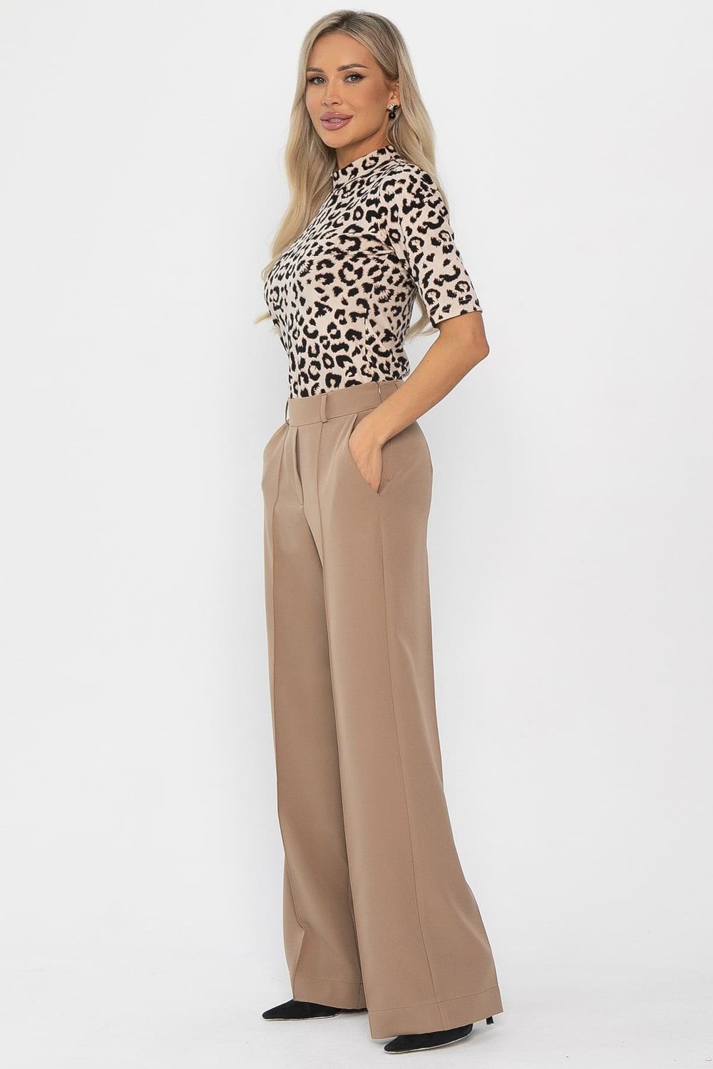 Брюки со стрелками Дэнди (бежевые) Б14384-30М LT Collection