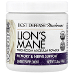 Host Defense, Host Defense® Mushrooms™, ежовик гребенчатый, порошок грибного мицелия, 100 г (3,5 унции)