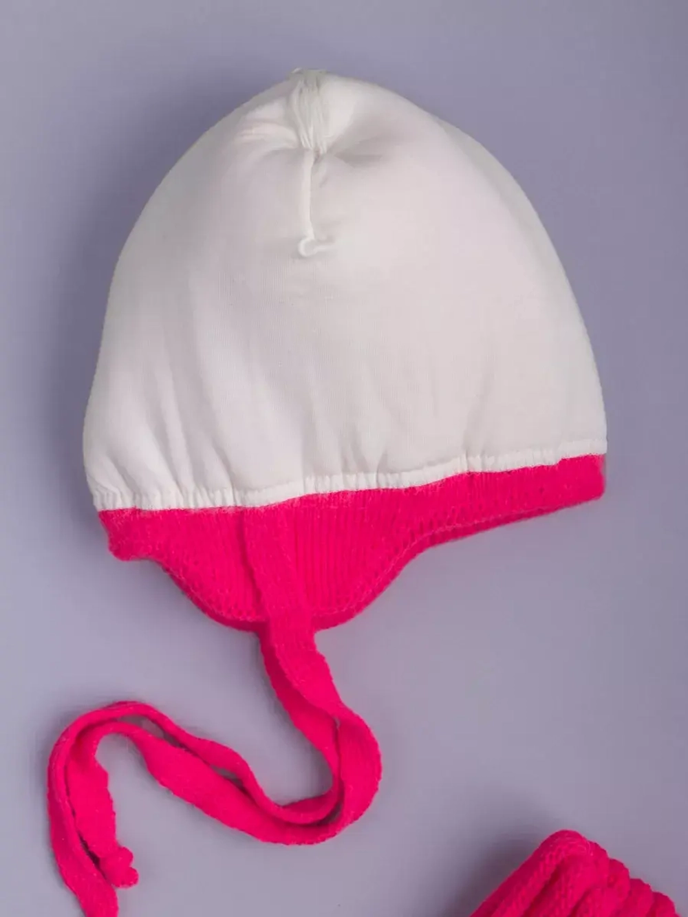 Шапка зимняя вязаная и снуд