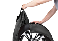 Чехлы AutoFlex для хранения автомобильных колес размером от 15 до 20, полиэстер 600D, 4 шт., цвет черный, 80402