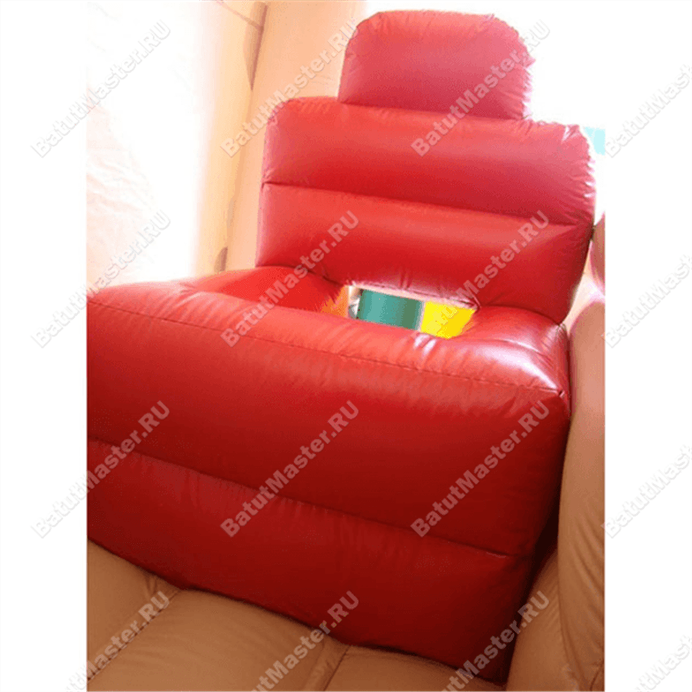 Коммерческий надувной батут "Военный автомобиль"