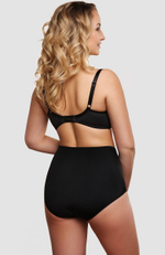 Трусики-макси с кружевными вставками (Размер: 50) (Цвет: бордовый)