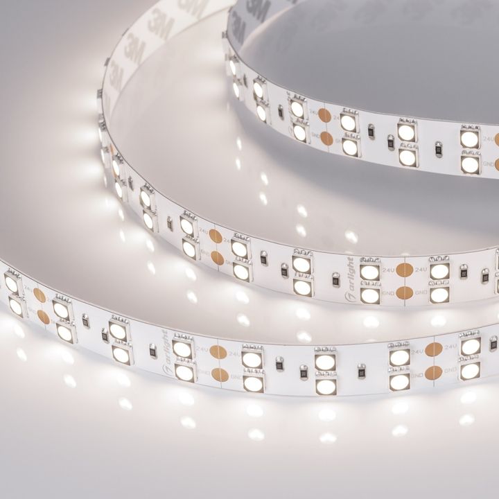 Светодиодная лента Arlight 28,8W/m 120LED/m 5060SMD дневной белый 5M 021468(2)