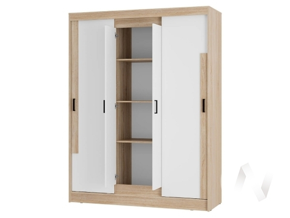Шкаф-купе Смарт ШКК-06 (дуб сонома/белый)