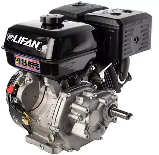Двигатель бензиновый "LIFAN" 190FL (15 л.с., косозубый редуктор)
