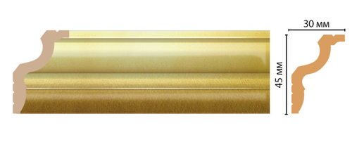 Плинтус потолочный DECOMASTER D148-374ДМ (45*30*2400мм)