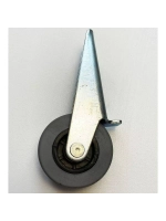 Опора роликовая 422 с резиновым колесом D42, 2 шт