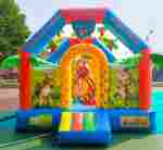 Коммерческий надувной батут «Приключение в мире животных 2», 8*4*5 м.