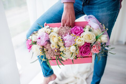 Цветы в ящике