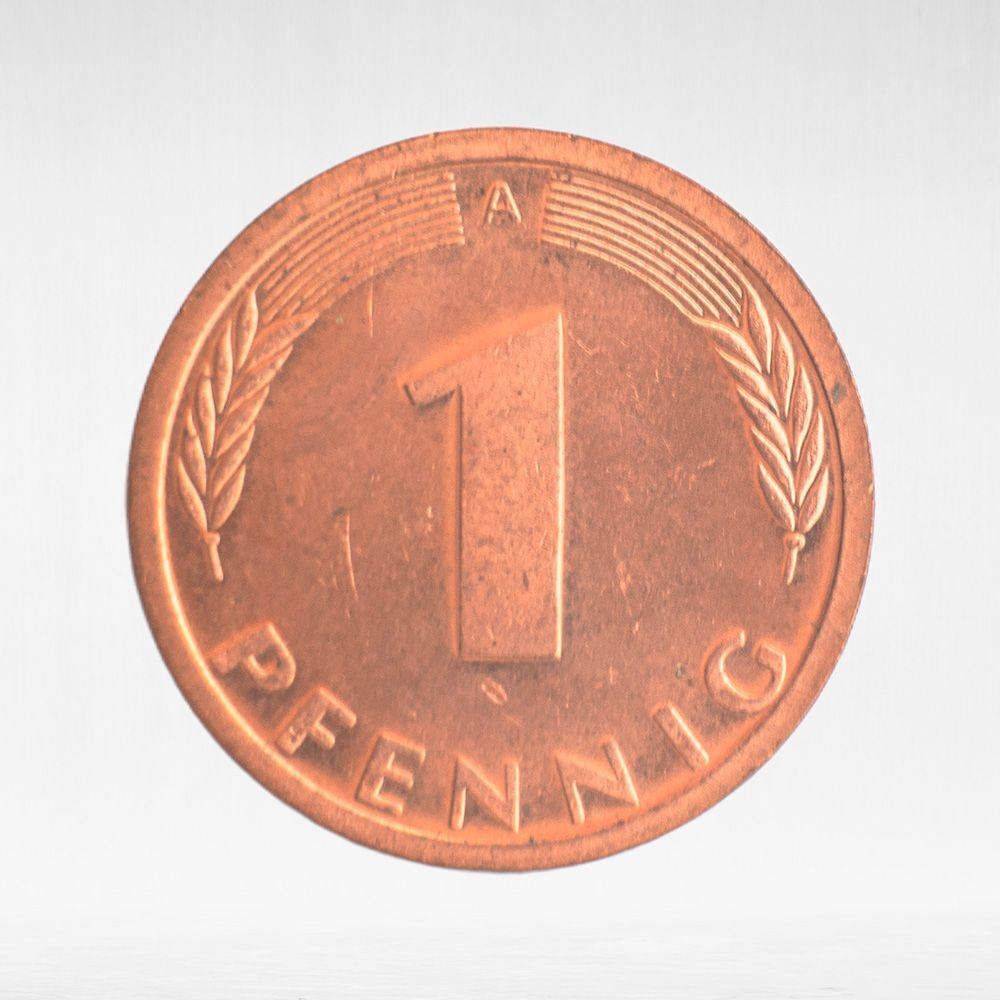 Germany, 1 Pfennig, 1992, (Berlin Mint - "A"), XF