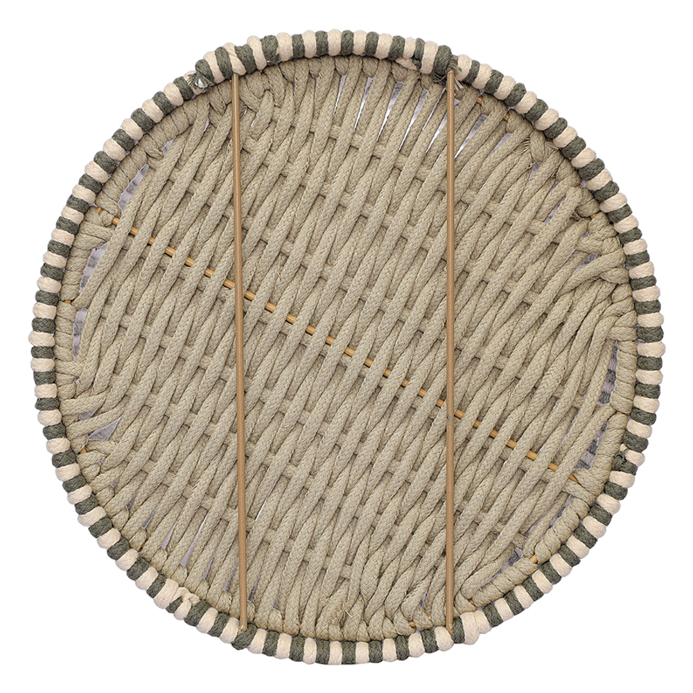 Корзина плетеная dholak grey из коллекции ethnic, размер m