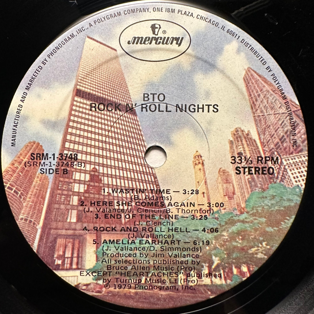 B.T.O. - Rock N' Roll Nights (США 1979г.)