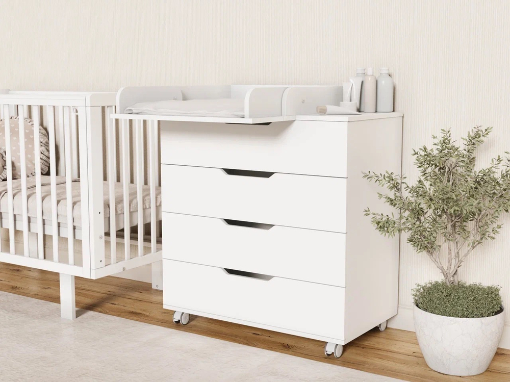 Комод пеленальный Incanto Юг 800/4 белый