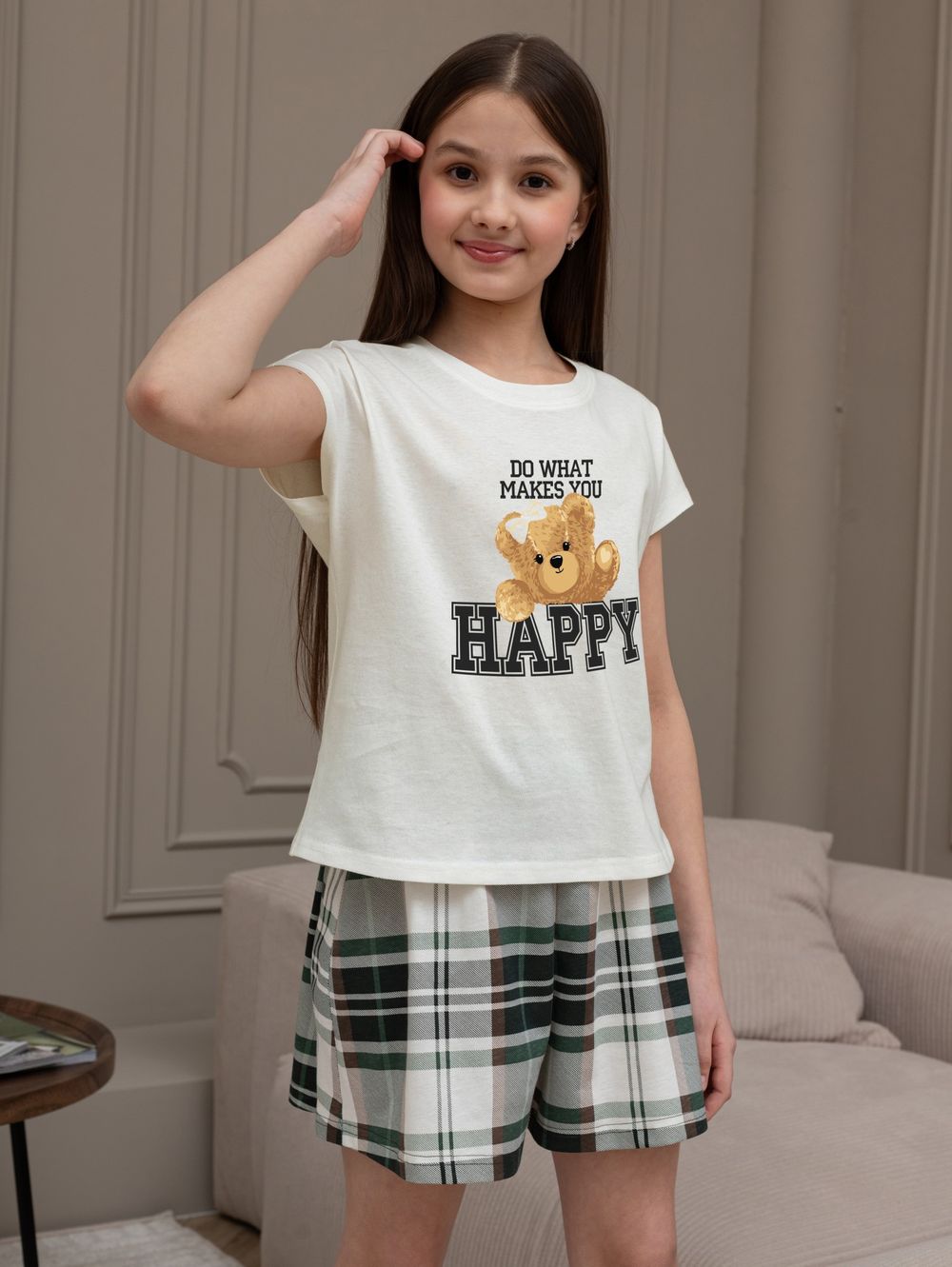 Костюм для девочки Мишель-2 Виотекс ЗЕЛЁНЫЙ