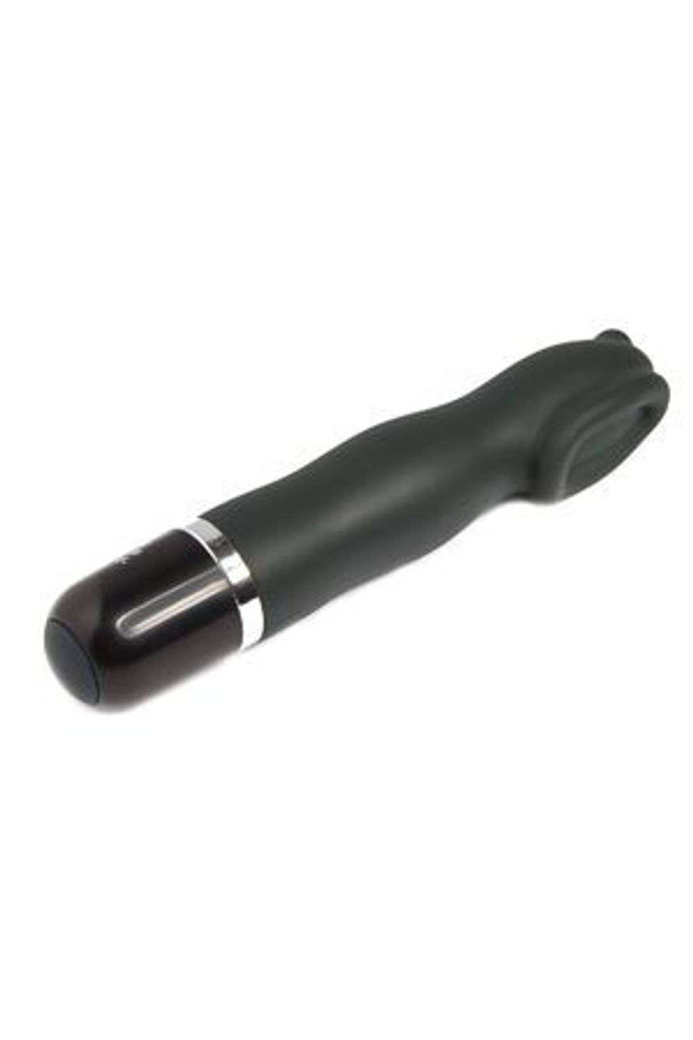 Черный мини-вибратор для клитора Sweet Touch - 13,9 см. (Цвет: черный)