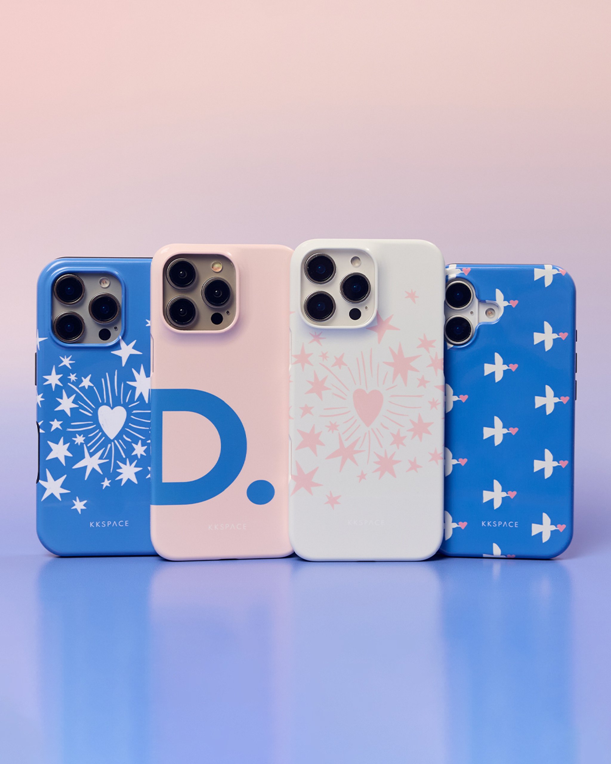 Чехол LOVE CARRIER (голубой) для iPhone