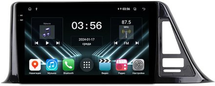 Магнитола для Toyota C-HR 2016-2022 (левый руль, взамен 200х100мм) - FarCar DX9-9549LF1 монитор 9.5" IPS на Android 13, 4+64Гб, CarPlay