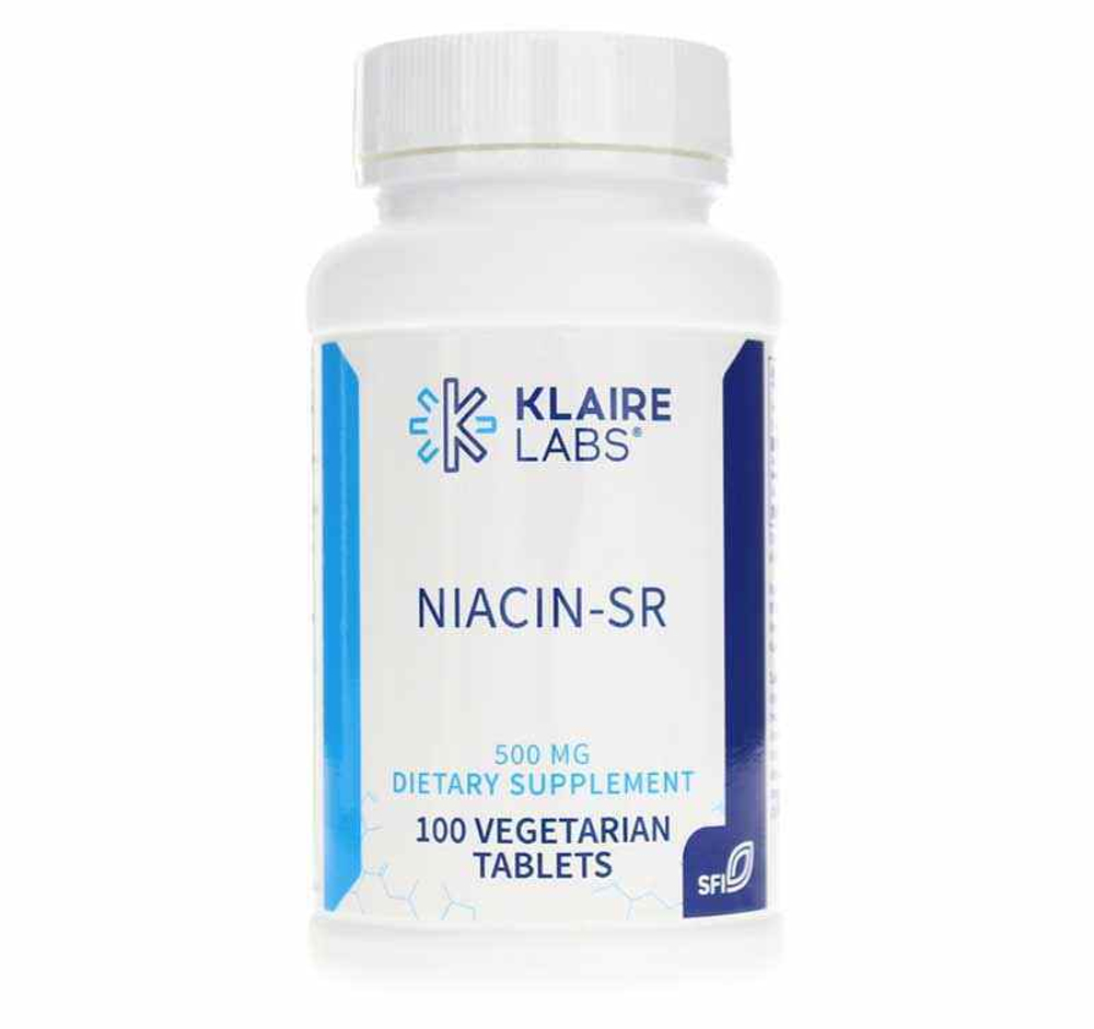 Klaire Labs - Niacin-SR - 100 tablets