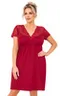 Livia nightdress plus Burgundy