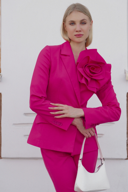 Жакет с розой Queen Elizabeth, fuchsia